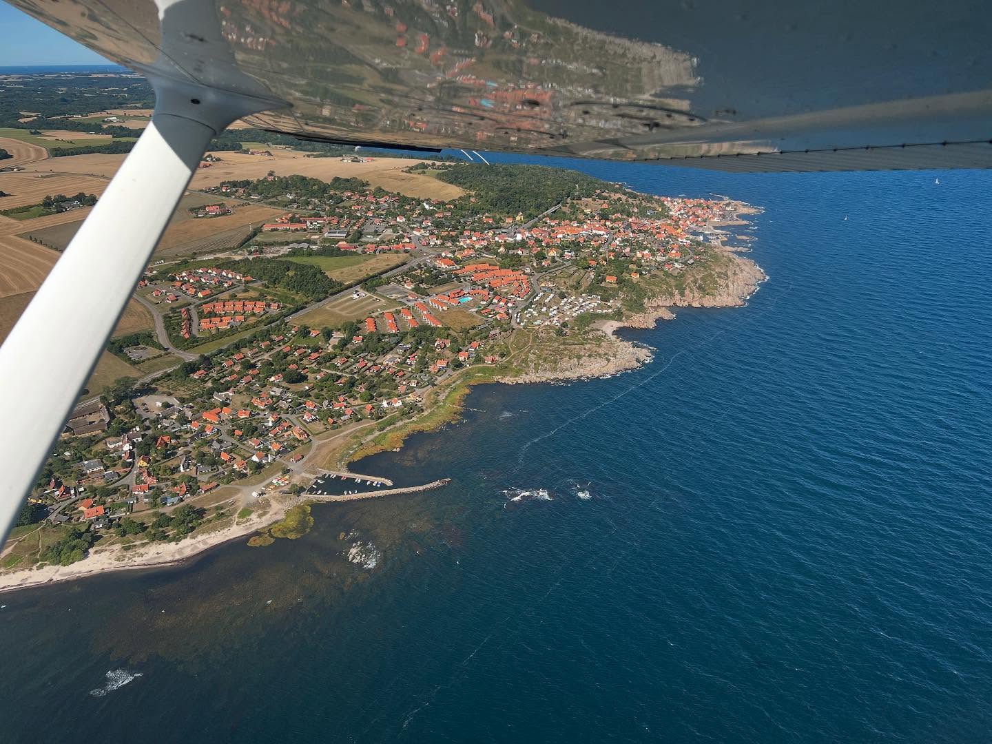 Bornholm from above… 🏝️ - #bornholm #sightseeing #attraction #aviation ‎ ‎ ‎ ‎ ‎ ‎ ‎ ‎ - @bornholm.aerospace