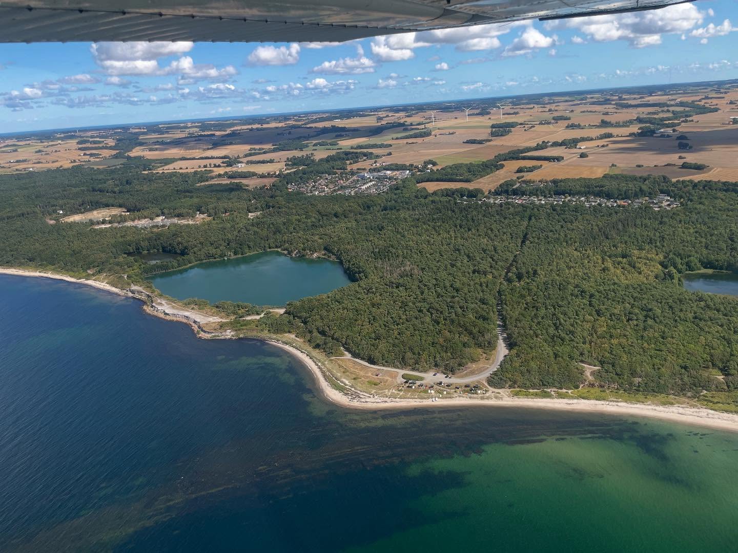 Bornholm from above - @bornholm.aerospace - #bornholmfromabove #aviation #bornholm #experience #attraction #sightseeing #✈︎ #☀️